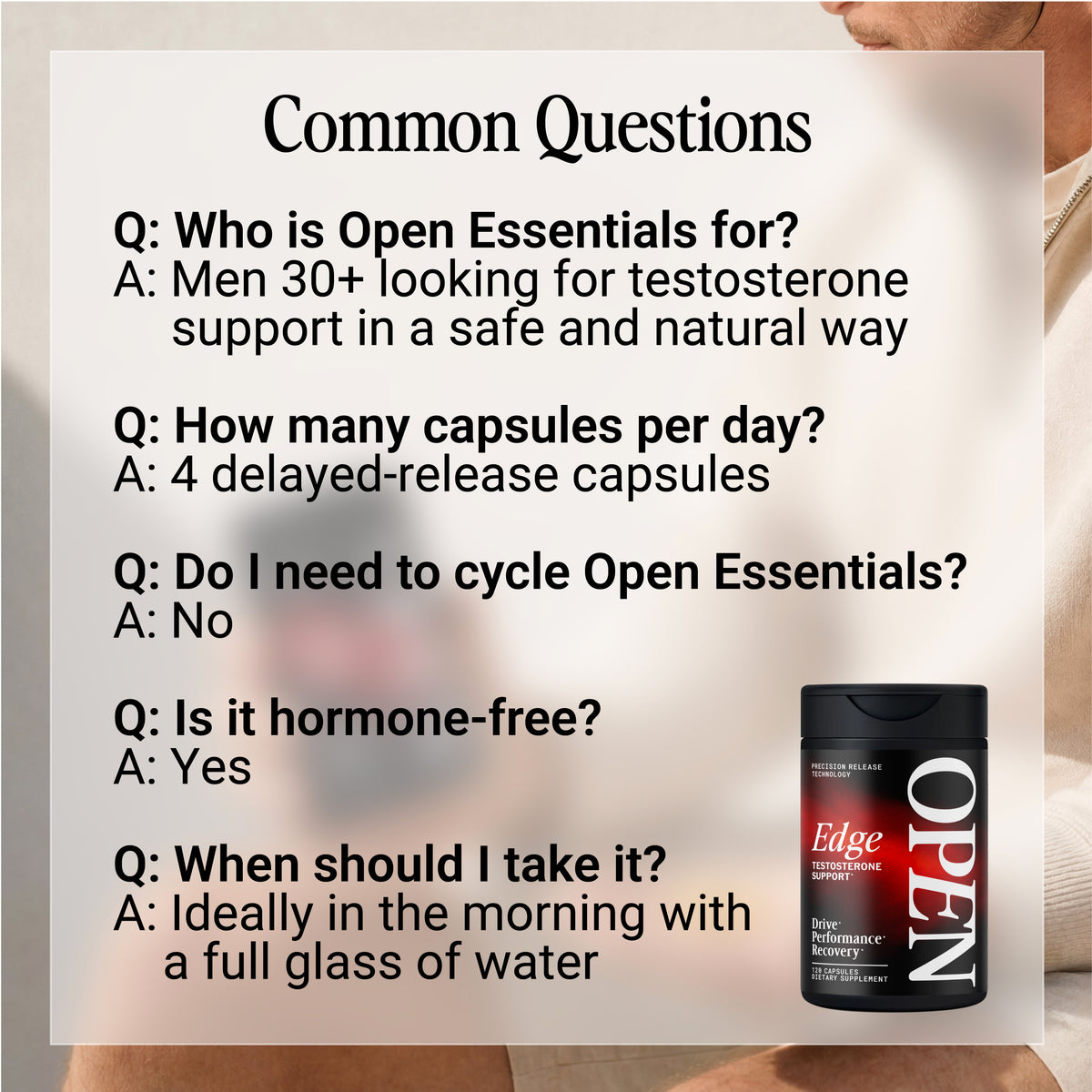 Edge: Male Testosterone Support